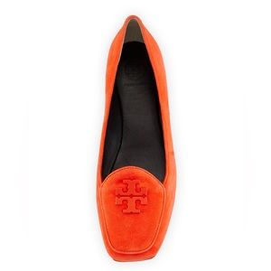 Tory Burch Women’s Fitz Suede Logo Loafers Size 6.5M